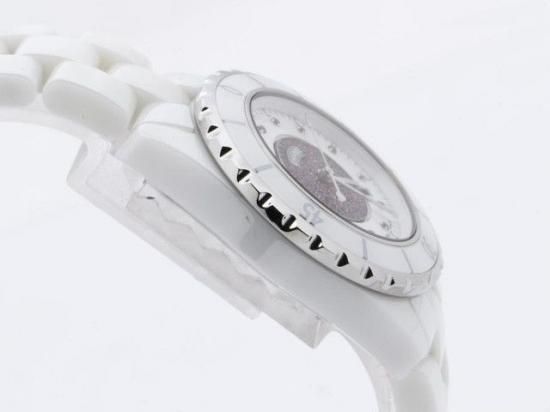 ☆CHANEL シャネル J12 H2035 ホワイト セラミック ルビー 銀座