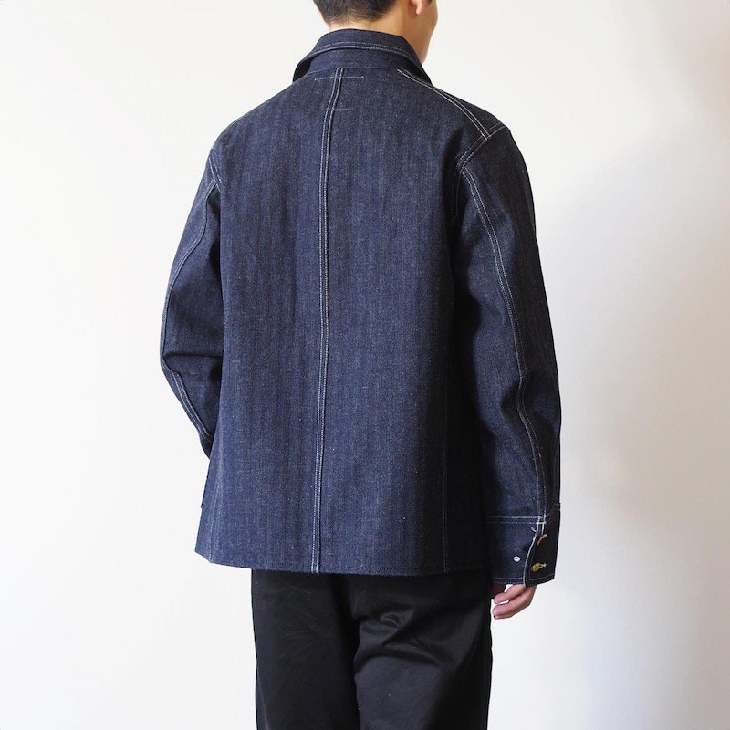 先行予約】WAREHOUSE & CO. / Lot 2165 / INDIGO HERRINGBONE COVERALL ...