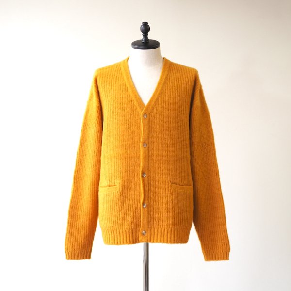 <img class='new_mark_img1' src='https://img.shop-pro.jp/img/new/icons14.gif' style='border:none;display:inline;margin:0px;padding:0px;width:auto;' />CAL O LINE / MOHAIR CARDIGAN / YELLOW