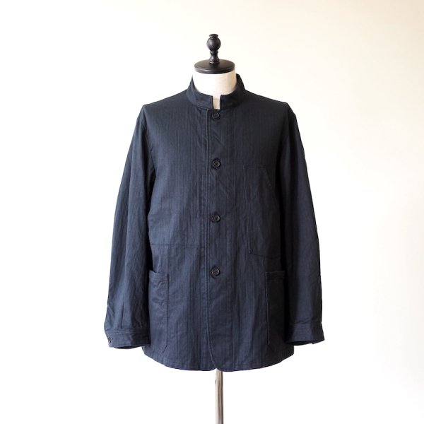 <img class='new_mark_img1' src='https://img.shop-pro.jp/img/new/icons14.gif' style='border:none;display:inline;margin:0px;padding:0px;width:auto;' />A VONTADE / Cotton Hemp Aterlier Jacket / LAMP BLACK
