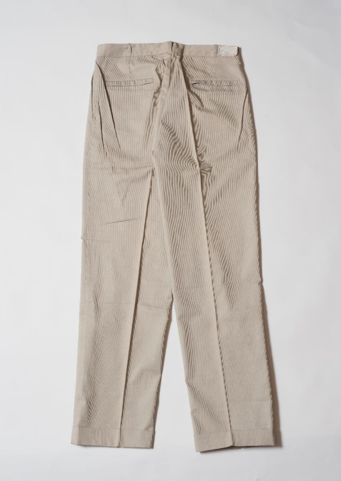 WAREHOUSE & CO. / Lot 1222 / FLIP TOP STYLE PIQUE PANTS / IVORY