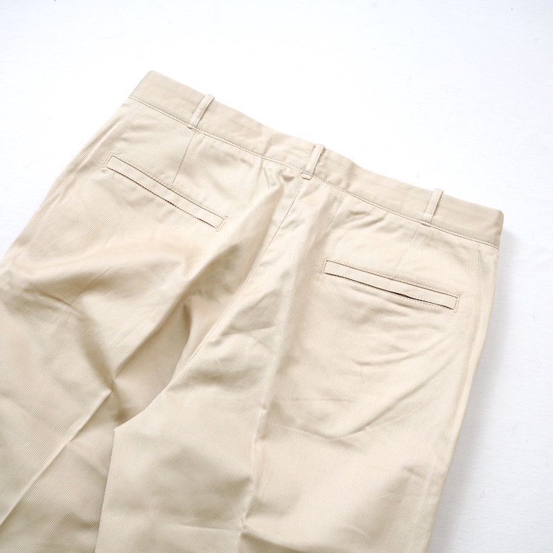 WAREHOUSE & CO. / Lot 1222 / FLIP TOP STYLE PIQUE PANTS / IVORY