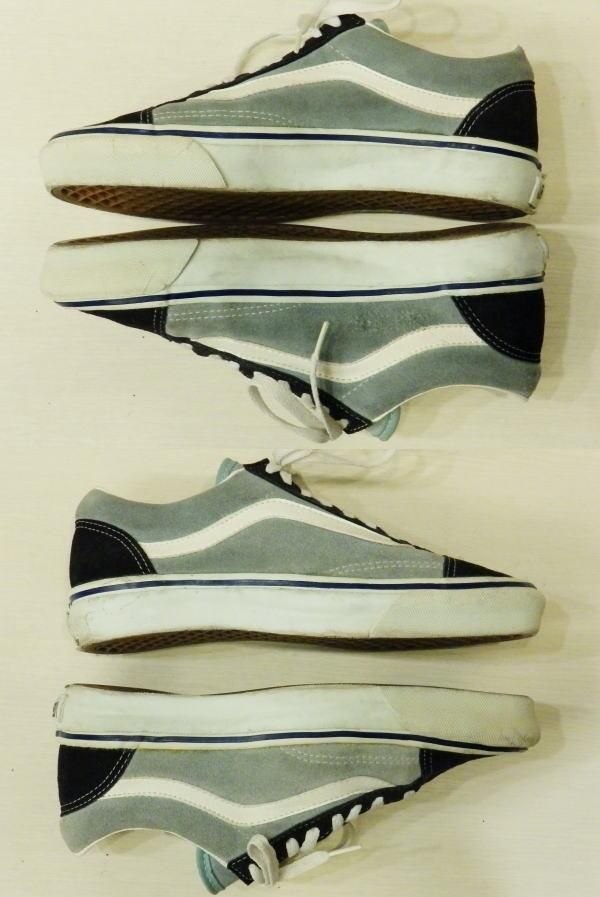 バンズ VANS オールドスクール USA製 黒×ブルーグレイ 80S-90S バンズ VANS オールドスクール USA製 黒×ブルーグレイ 80S-90S