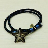 Button Works USA ボタンワークス ブラック 2重巻き ブレスレット Star Concho Bracelet MADE IN USA 通販