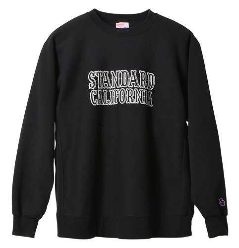 スタンダードカリフォルニア ロゴスウェット 黒 STANDARD CALIFORNIA SD R. W. Logo Sweat 通販 -  ウルフローブ/WOLFROBE online store