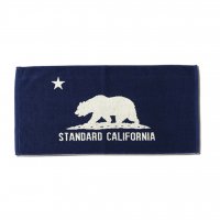 スタンダード カリフォルニア ハンドタオル 今治タオル ネイビー STANDARD CALIFORNIA SD Cal Flag Hand Towel フェイスタオル