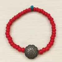 Button Works ܥRED2  ӡ ֥쥹å  ֥쥹å White Hearts Concho Bracelet 