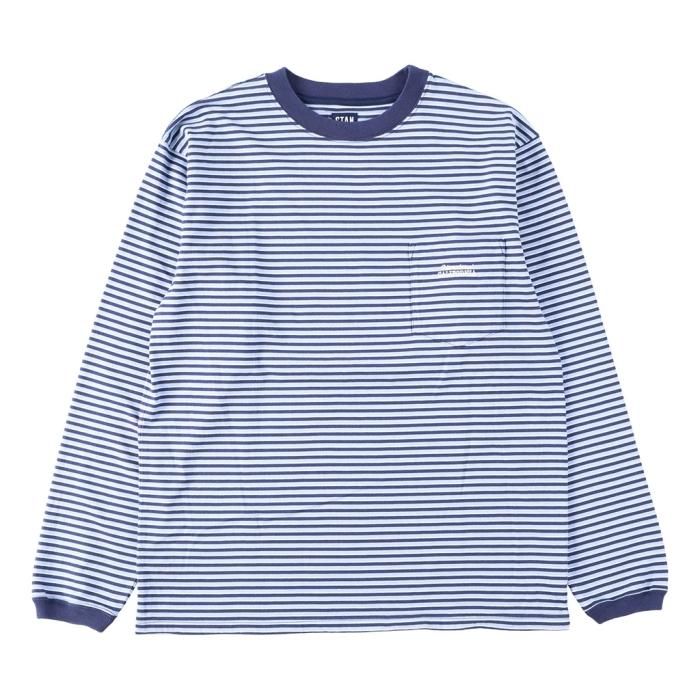 セール 20%OFF スタンダードカリフォルニア ブルー ヘビーウェイト ボーダー ロングスリーブ Tシャツ Standard California Heavyweight Border - ウルフローブ/WOLFROBE online store セール 20%OFF スタンダードカリフォルニア ブルー ヘビーウェイト ボーダー ロングスリーブ Tシャツ Standard California Heavyweight Border - ウルフローブ/WOLFROBE online store