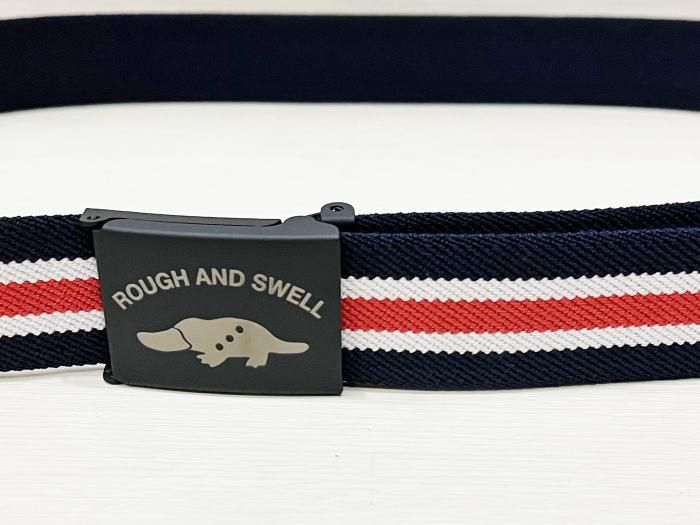 【最終値下げ】rough&amp;swell ベルト　NAVY×RED 新品 ラフ＆ロード ☆正規品〔ROUGH&ROAD〕 RR8912 ラフレイン