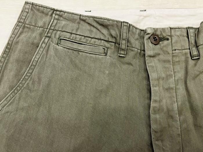 新品 スタンダードカリフォルニア ヘリンボーン チノ ショーツ W32 オリーブ 新品 スタンダードカリフォルニア ヘリンボーン チノ ショーツ W32