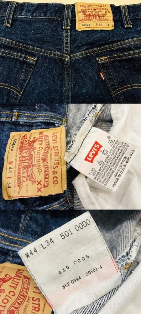 極上 美品 リーバイス501 ワンウォッシュ 大きいサイズ 古着 90S 極上 美品 リーバイス501 ワンウォッシュ 大きいサイズ 古着 90S
