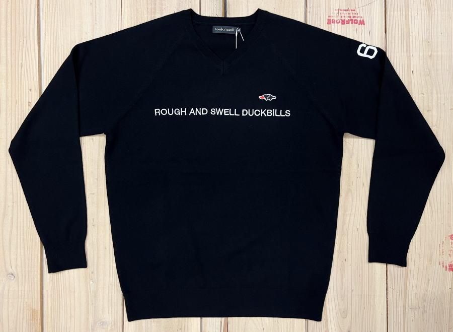 20%OFF セール ラフアンドスウェル rough&swell V-NECK TOUR 黒 V