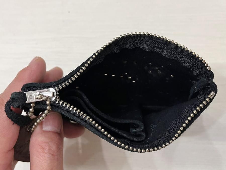 HTC財布 ウォレット ブラック フラワースタッズ スウェード HTC財布 ウォレット ブラック フラワースタッズ スウェード