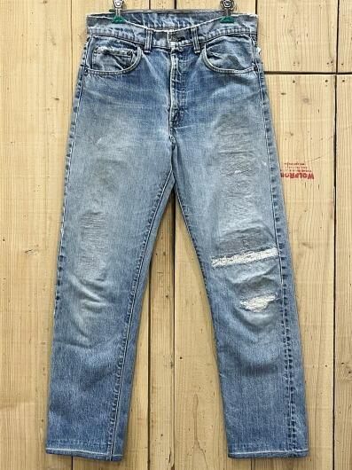 リーバイス505 古着 66前期 激ヒゲ 70S シングルステッチ LEVIS505 W30