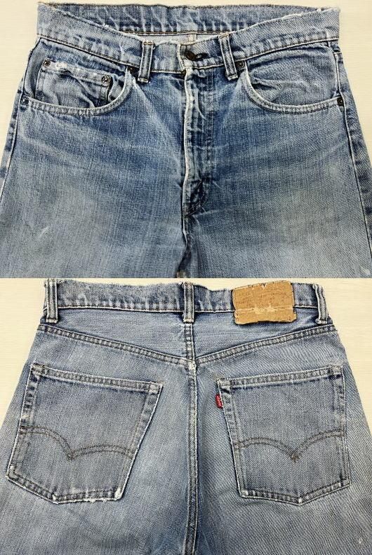 リーバイス505 古着 66前期 激ヒゲ 70S シングルステッチ リーバイス505 古着 66前期 激ヒゲ 70S シングルステッチ