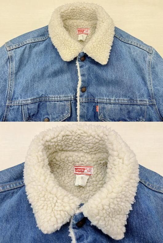 美品 リーバイス デニム ボアジャケット 古着 Gジャン LEVIS