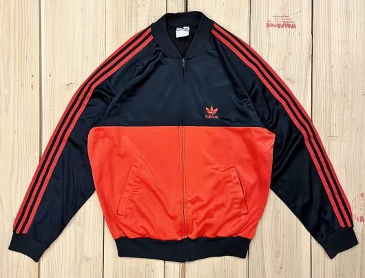 激レア アディダス ジャージ ブラック 80S 古着 米国製 ADIDAS