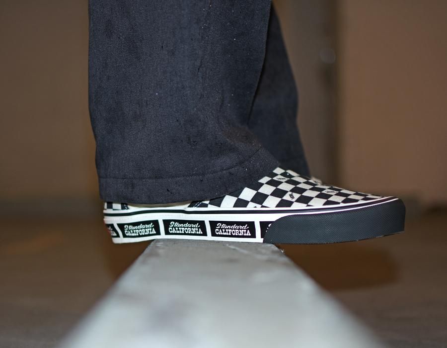 スタンダードカリフォルニア×VANSバンズ チェッカー スリッポン
