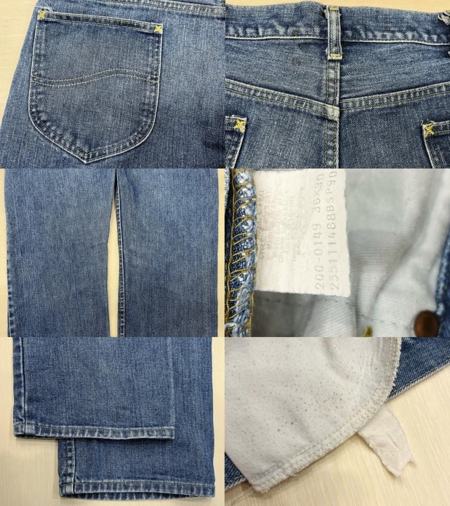 美品 LEE200 古着 70S ストレート リー200 タテオチ W35×L29
