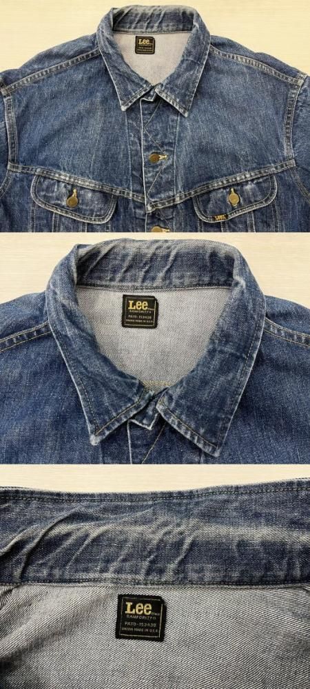 大きいサイズ 縦落ち LEE220 リー 70S 古着 UNION 黒タグ 大きいサイズ 縦落ち LEE220 リー 70S 古着 UNION 黒タグ