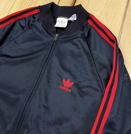 超激レア アディダスATP 黒赤 90S 古着 米国製 ジャージ ADIDAS MADE