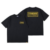 スタンダードカリフォルニア 黒 Tシャツ ヘビーウェイト ボックスロゴT STANDARD CALIFORNIA Heavyweight Box Logo T