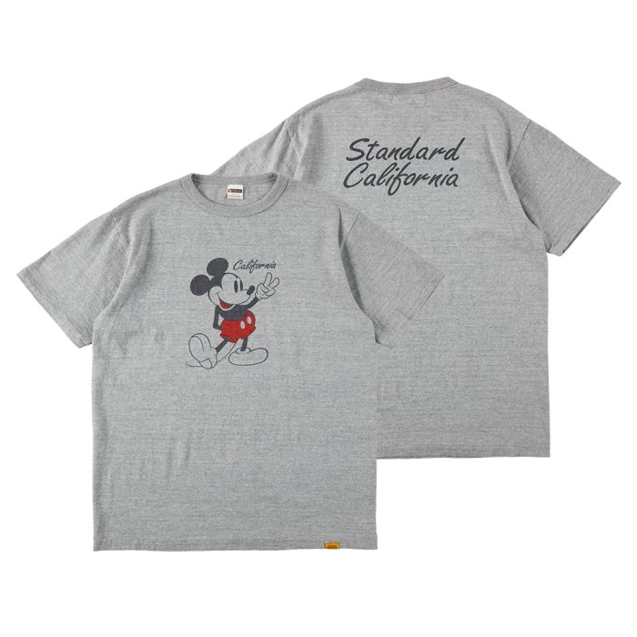 スタンダードカリフォルニア STANDARD CALIFORNIA ミッキー Tシャツ グレイ DISNEY × SD 88/12  California T ディズニー 通販 - ウルフローブ/WOLFROBE online store
