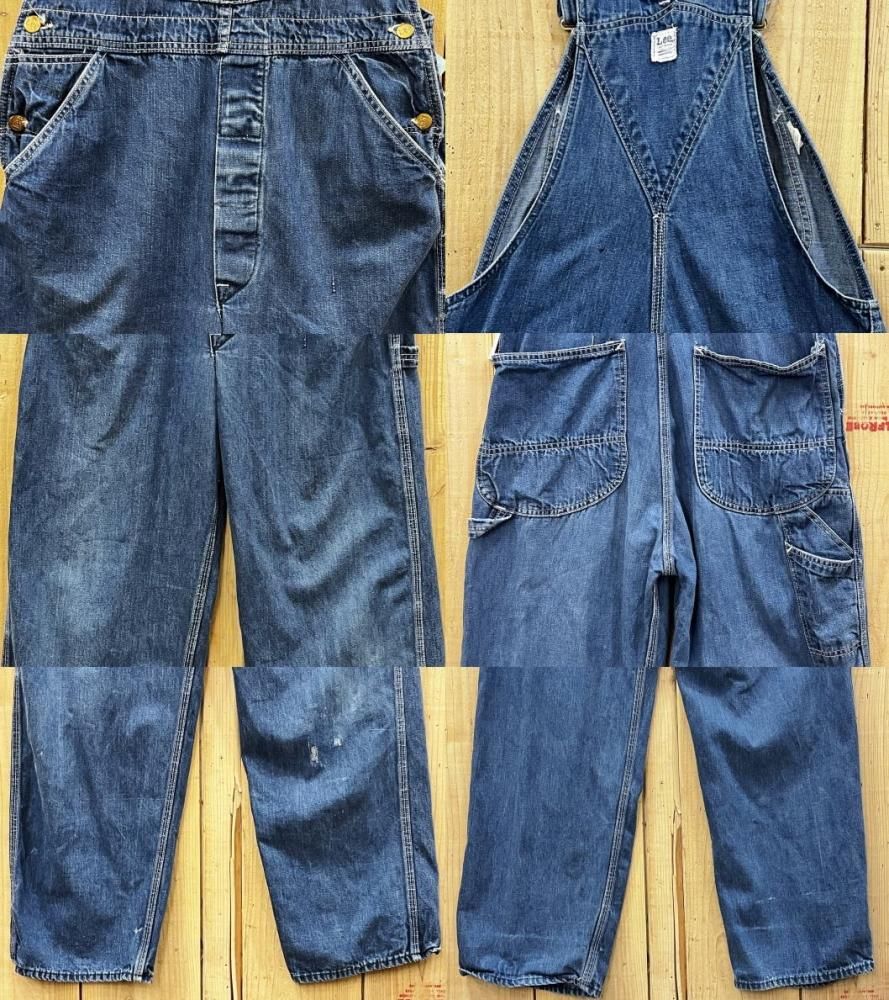 LEE JELT DENIM リー オーバーオール 古着 W35×L30 ビンテージ 70S ...