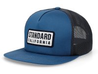 スタンダードカリフォルニア ブルー ボックスロゴ メッシュキャップ Standard California Box Logo Patch Mesh Cap 通販