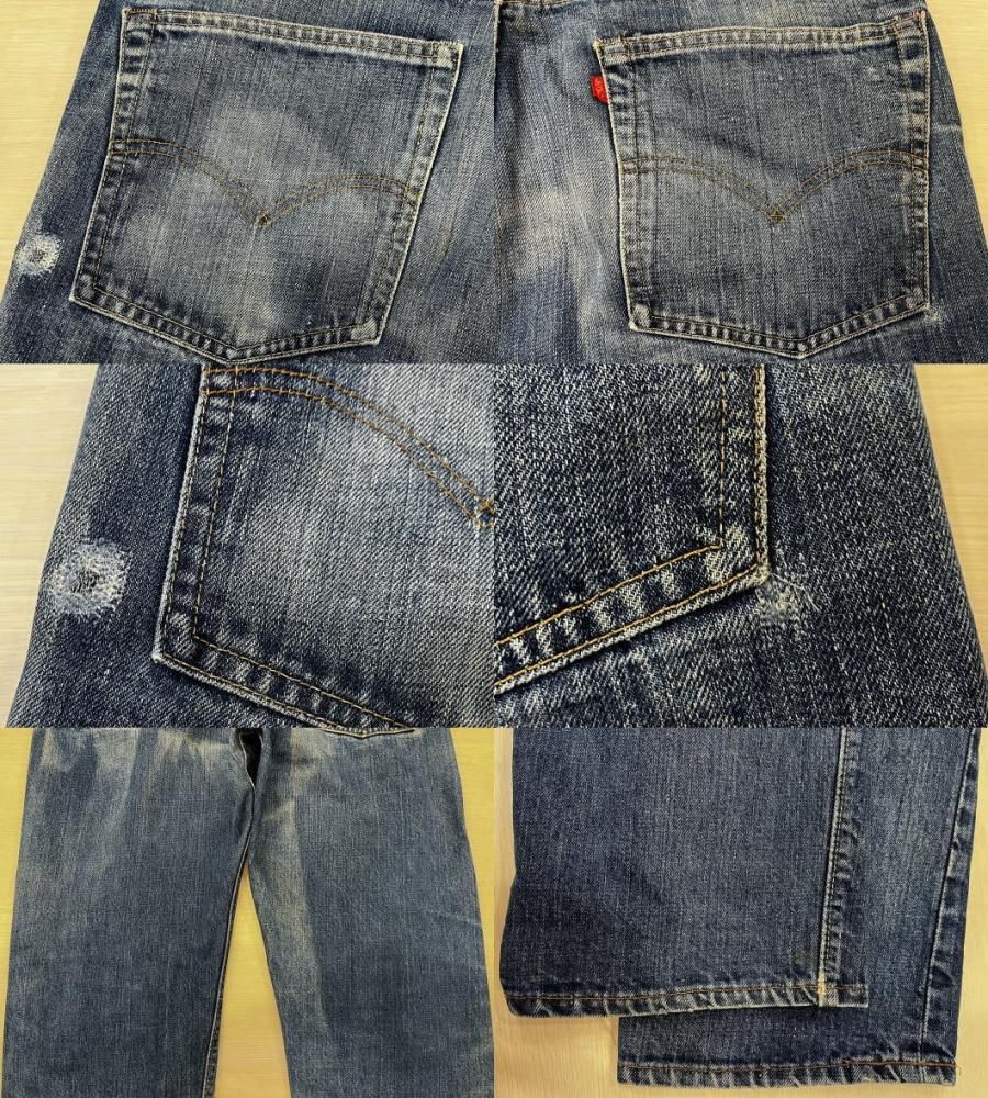 リーバイス505 古着 66前期 激ヒゲ 70S シングルステッチ リーバイス505 古着 66前期 激ヒゲ 70S シングルステッチ