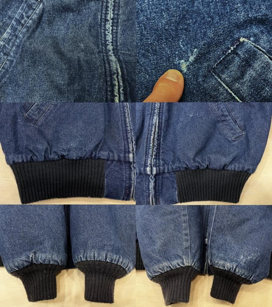70s OSHKOSH デニムジャケット キルティングライナー IDEAL ZIP
