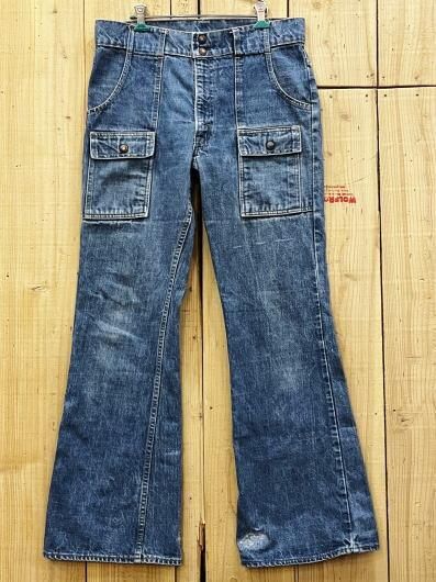 激レア リーバイス ブッシュパンツ ベルボトム 70S 古着 初期型 LEVIS 