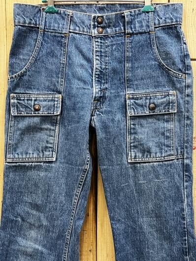 激レア リーバイス ブッシュパンツ ベルボトム 70S 古着 初期型 激レア リーバイス ブッシュパンツ ベルボトム 70S 古着 初期型