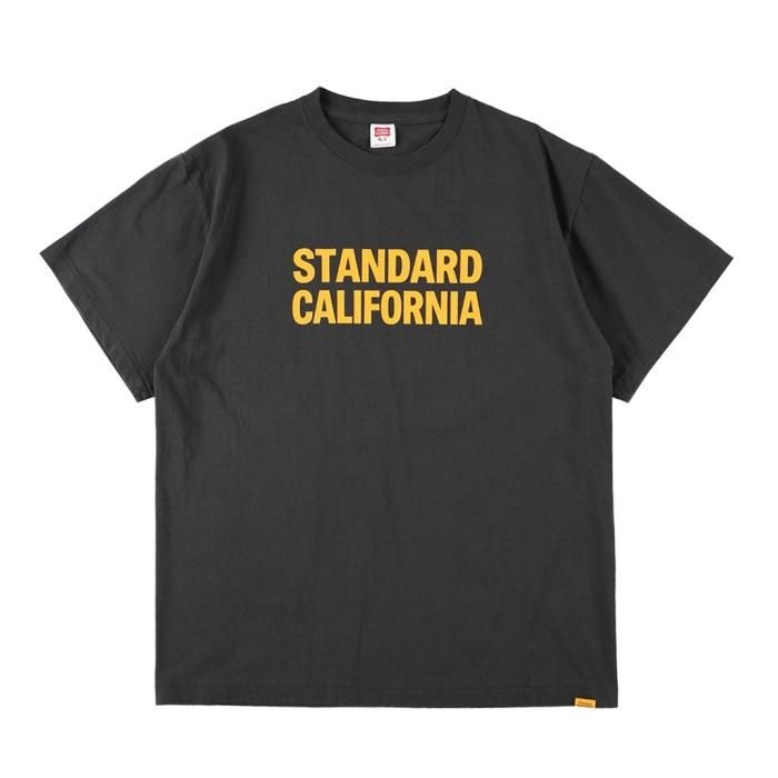 スタンダードカリフォルニア ブラック USコットン ロゴ Tシャツ スタンダードカリフォルニア ブラック USコットン ロゴ Tシャツ