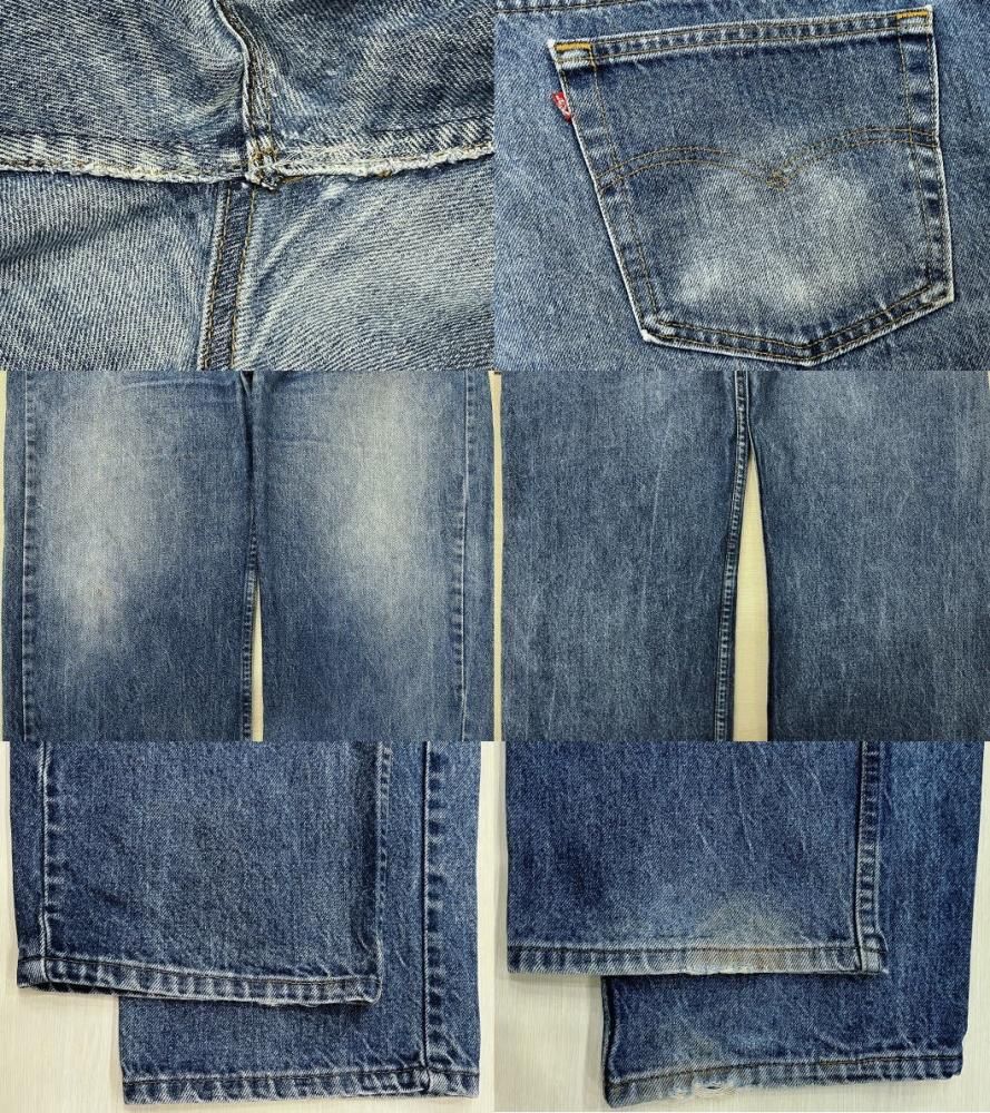 超激ヒゲ 縦落ち リーバイス505 古着 赤タグ ハチマル LEVIS505 超激ヒゲ 縦落ち リーバイス505 古着 赤タグ ハチマル LEVIS505