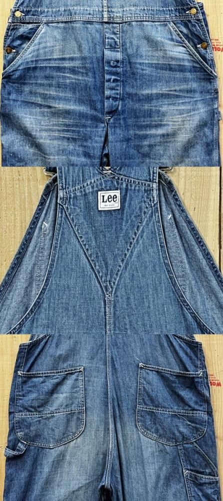 LEE JELT DENIM リーオーバーオール 古着 W44×L26 大きいサイズ LEE JELT DENIM リーオーバーオール 古着 W44×L26 大きいサイズ
