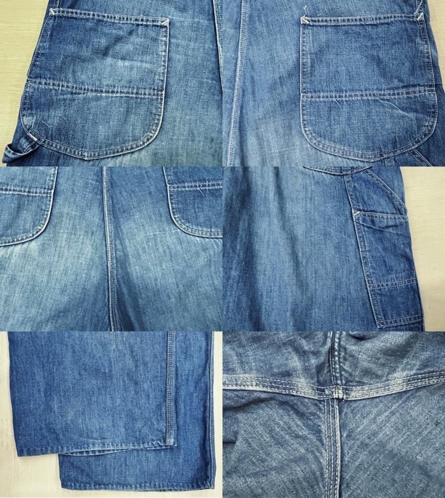 60 70s リー オーバーオール 40 XL XXL 日焼け(抜け)あり ビンテージ40's○DEADSTOCK Lee LOT S-21-Yハウスマークボーイズ