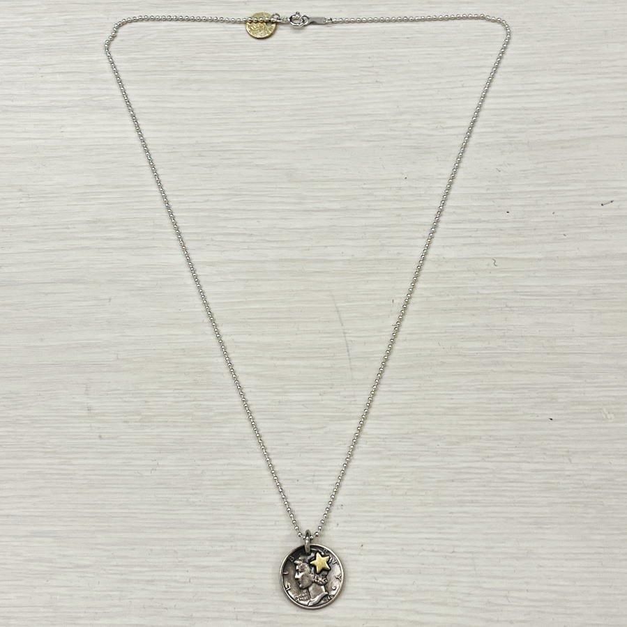 Button Works ボタンワークス シルバーコイン ネックレス Button Works ボタンワークス シルバーコイン ネックレス