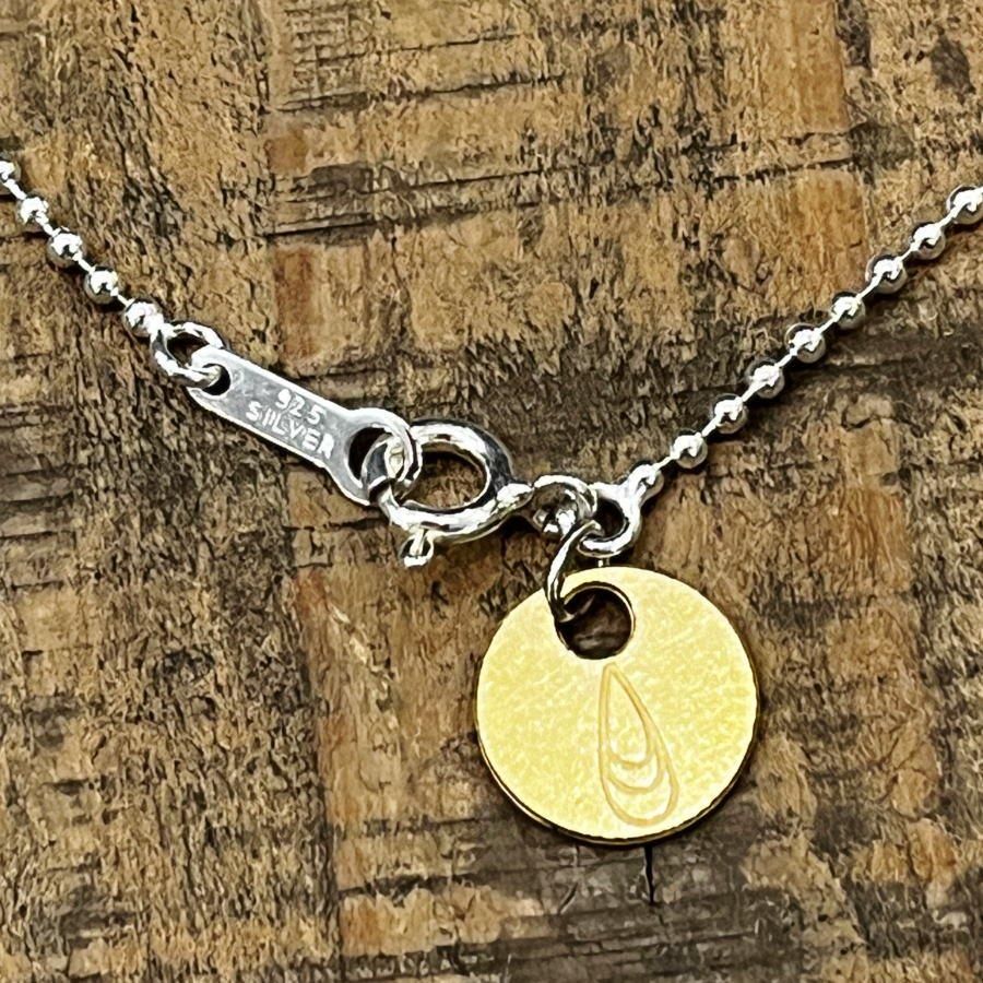 Button Works ボタンワークス シルバーコイン ネックレス