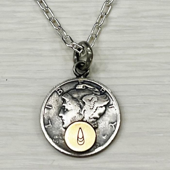 Button Works ボタンワークス シルバーコイン ネックレス Mercury Dime Coin Necklace-Brass 通販 - ウルフローブ/WOLFROBE online store Button Works ボタンワークス シルバーコイン ネックレス Mercury Dime Coin Necklace-Brass 通販 - ウルフローブ/WOLFROBE online store