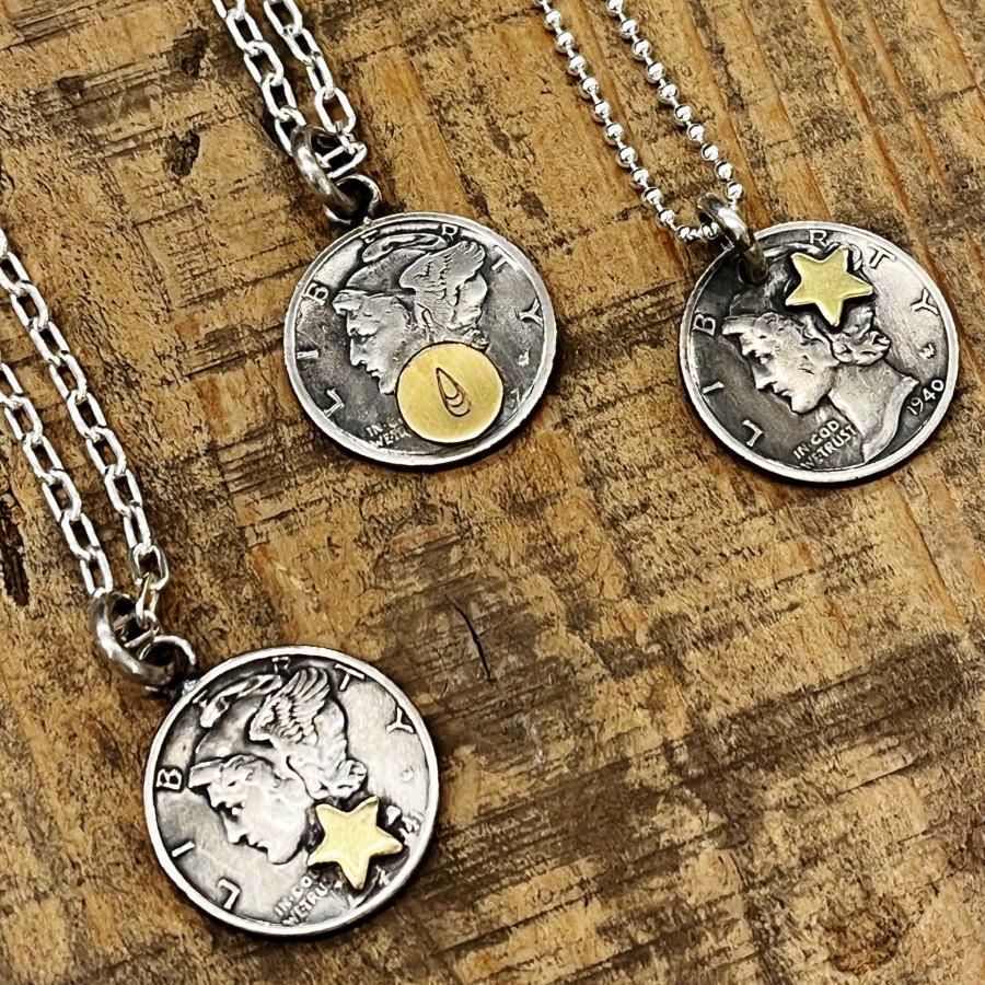Button Works ボタンワークス シルバーコイン ネックレス Button Works ボタンワークス シルバーコイン ネックレス
