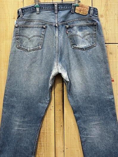 ヒゲ美色☆ハチマル 80s USA製 Levis 501 W35L36 オリジナル
