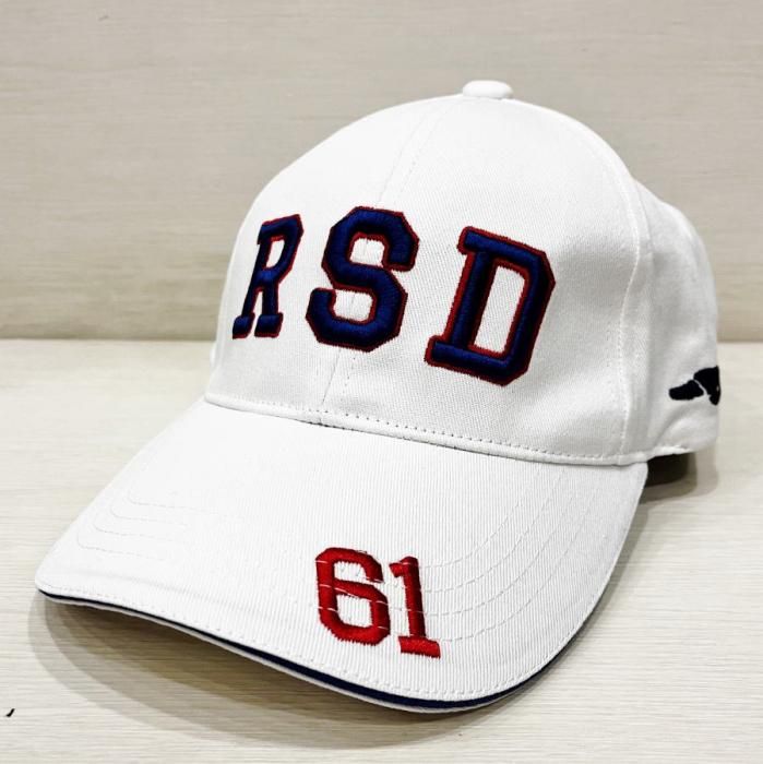 ラフ＆スウェルゴルフキャップホワイトフリーサイズユニセックス新品