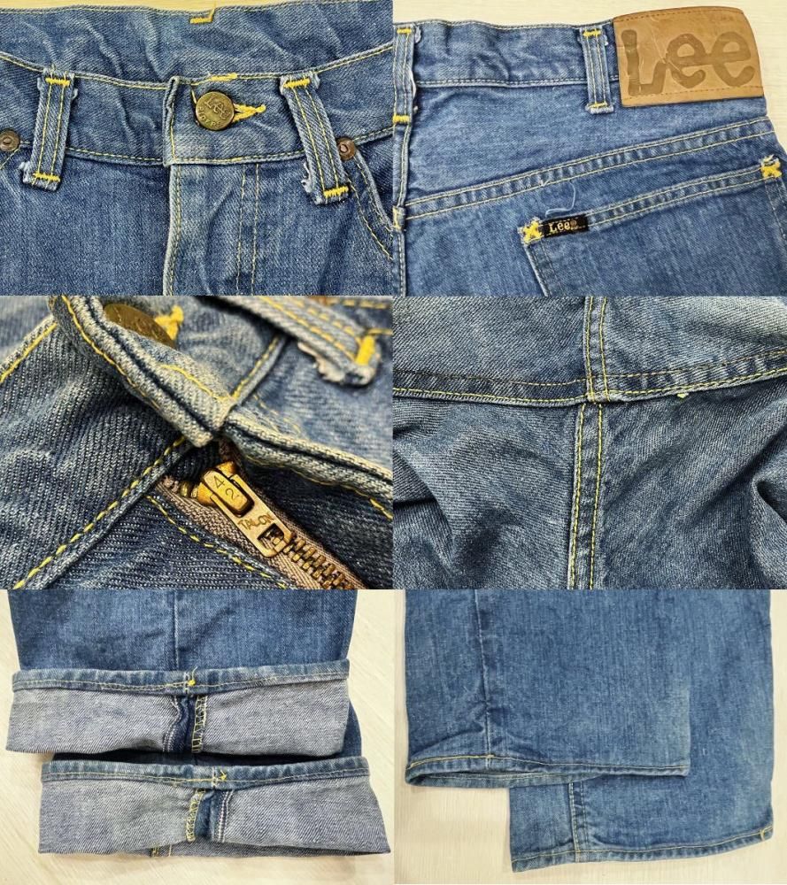 美品 縦落ち 片耳 LEE200 古着 70S ストレート リー200