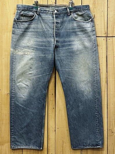 超激ヒゲ リーバイス501 大きいサイズ 古着 オールド90S 超激ヒゲ リーバイス501 大きいサイズ 古着 オールド90S