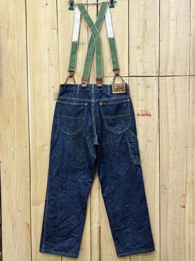激レア LEEペインターパンツ 古着 サスペンダー付き ワン 激レア LEEペインターパンツ 古着 サスペンダー付き ワン