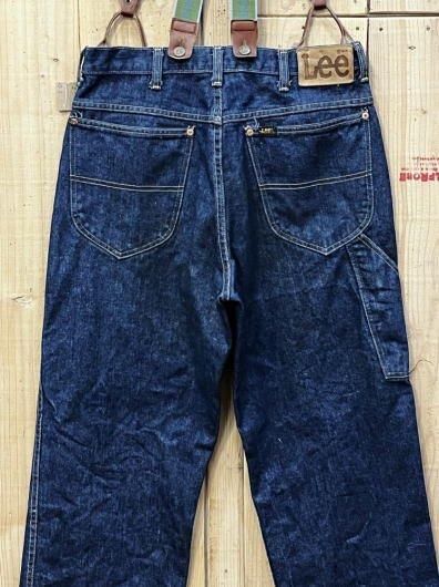 ビンテージ70's○Leeサスペンダーボタン付きデニムペインター