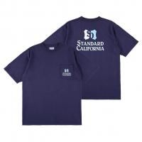 ɥե˥ ͥӡ ɥ ݥåT Standard California Heavyweight Shield Logo Pocket T 谷Ź