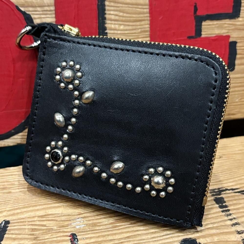 HTC レザー ケース 財布 HTC財布 スタッズ カードケース コインウォレット HTC T-5 WALLET #SN