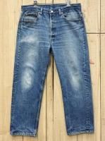激ヒゲ リーバイス501 古着 膝裏クモノス LEVIS501 オールド90S MADE IN USA W36×L27 米国製